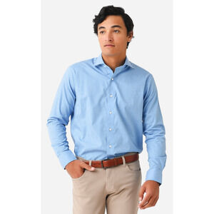 Peter Millar XL Crown Crafted Parker Winter Soft Twill Sport Shirt $248 NWT